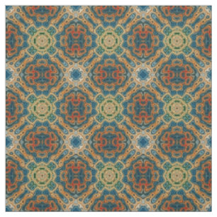 Tecido Azul Turquesa Laranja Amarelo Verde Hip Oriental A