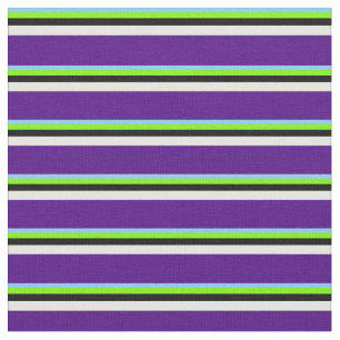 Tecido Azul, Verde, Preto, Branco e Indigo do céu claro