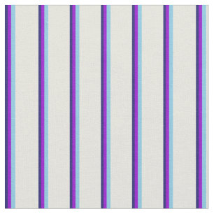 Tecido Azul, Violeta Escuro, Azul Céu e bege