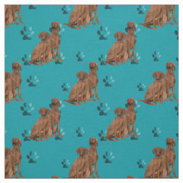 tecido azul Vizsla