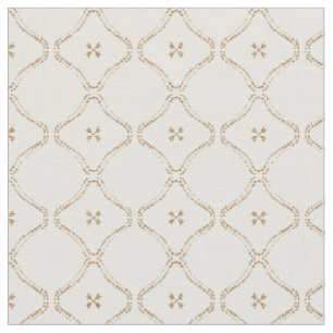 Tecido Azulejo boêmio moderno delicado mudcloth