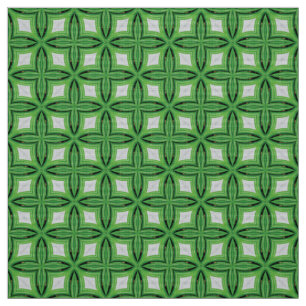 Tecido Azulejo de Diamante Verde Padrão de Upholsteridade