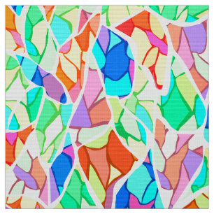 Tecido Azulejo de mosaico de vidro moderno abstrato c