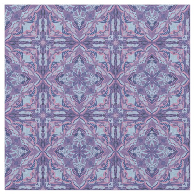 Tecido Azulejo Espanhol Violet Azulejo (Detalhe)