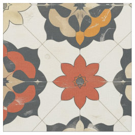 Tecido Azulejo Russo do Mediterrâneo