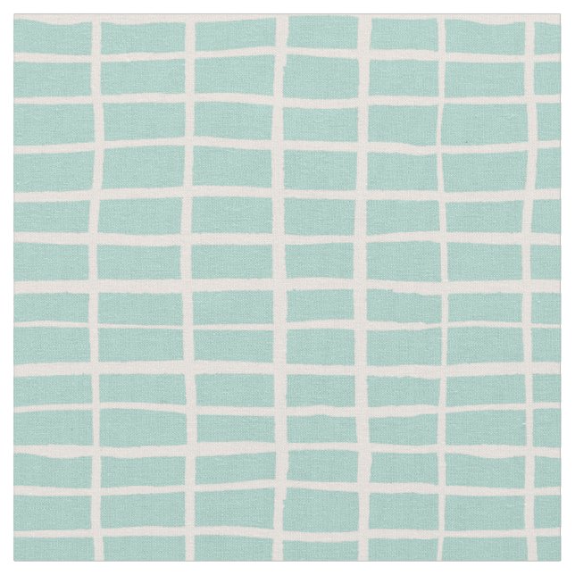 Tecido Azulejo xadrez mosaico traços xadrez gingham Verde (Detalhe)