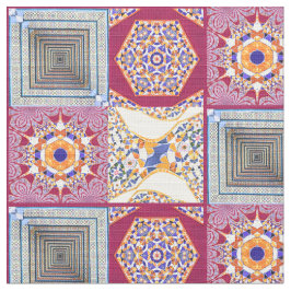 Tecido Azulejos com uma reviravolta moderna