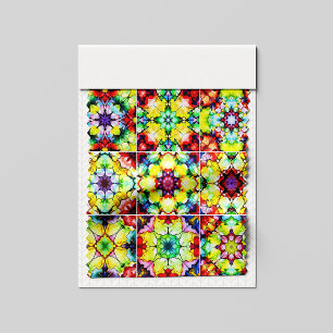 Tecido Azulejos do Mediterrâneo, Azulejos de Tinta Álcool