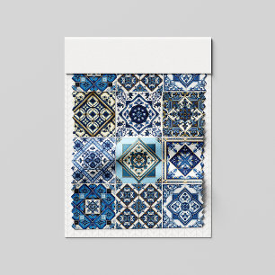 Tecido Azulejos do Mediterrâneo, Portugal, Azulejo, Majol