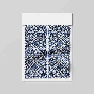 Tecido Azulejos do Mediterrâneo, Portugal, Azulejo, Majol
