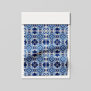 Tecido Azulejos do Mediterrâneo, Portugal, Azulejo, Majol