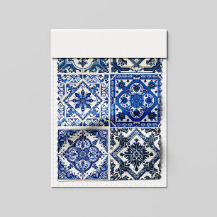 Tecido Azulejos do Mediterrâneo, Portugal, Azulejo, Majol