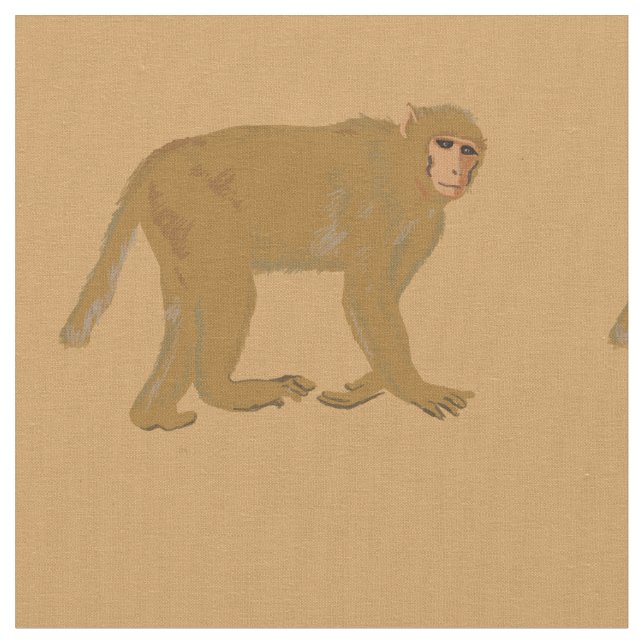 Tecido Baboon Monkey Art (Detalhe)