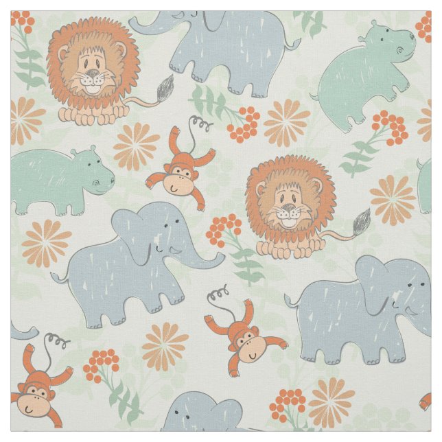 Tecido Baby Animal Safari (Modelo)