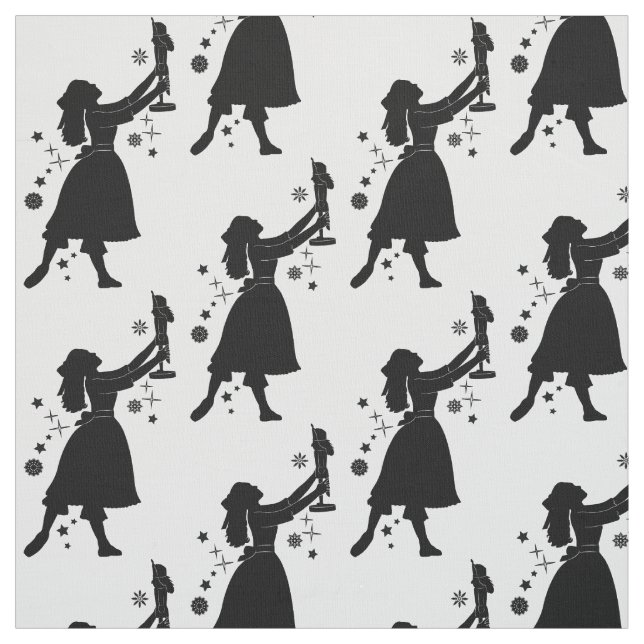 Tecido Bailarina e Nutcracker no Natal (Modelo)