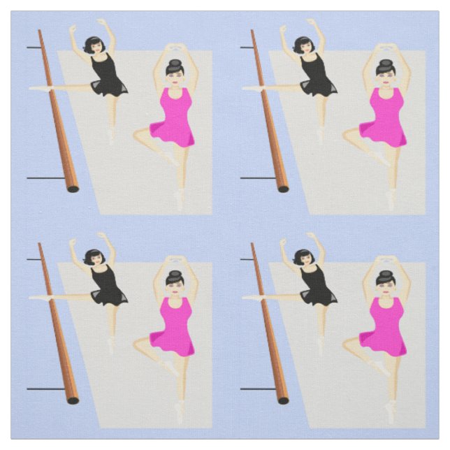 Tecido Bailarinas de Ballet (Modelo)