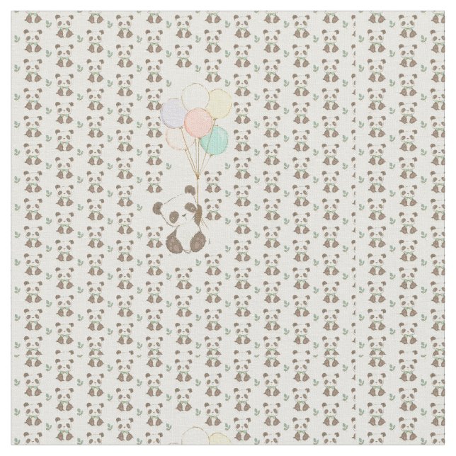 Tecido Balão Panda (Detalhe)