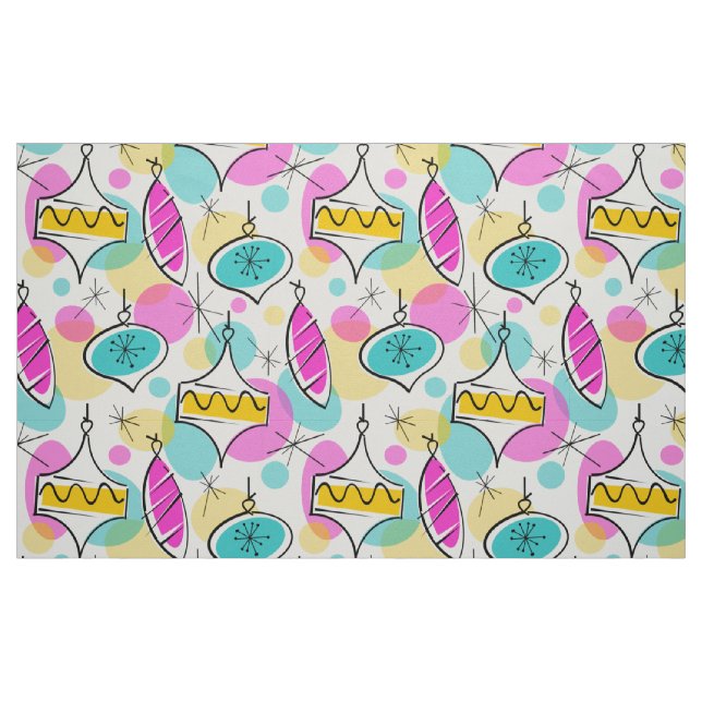 Tecido Balas de Árvore Retroativas Padrão multigrande (Fat Quarter)