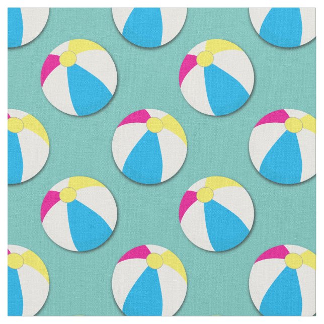 Tecido Balls da Praia - Piscina de Verão (Detalhe)