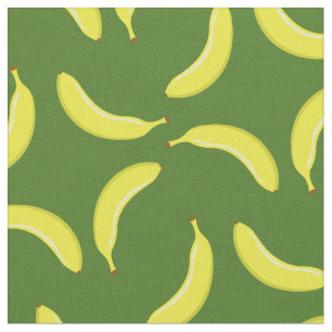 Tecido Bananas Fruta doce Cozinha Bobo Engraçada