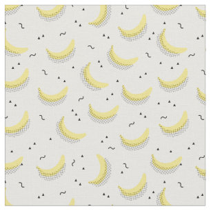 Tecido Bananas geométricas