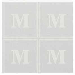 Tecido Banda de cinza leve monograma