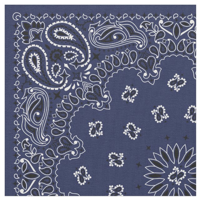 Tecido Bandana Azul (Detalhe)