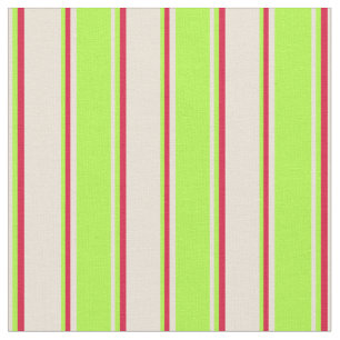 Tecido Bandas de cor bisque, verde-claro e creme