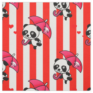 Tecido Bandas De Doces, Vermelhas E Brancas