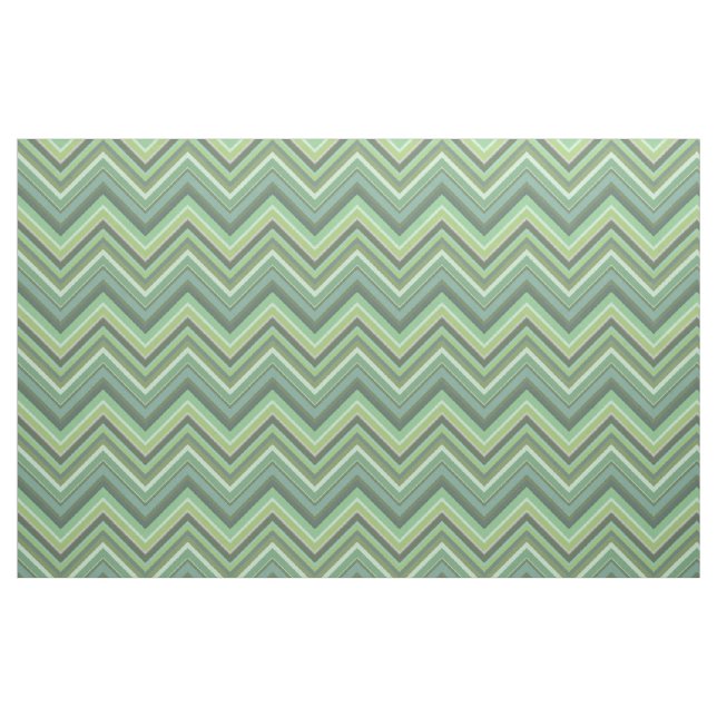 Tecido Bandas de ziguezague verde-oliva (Fat Quarter)
