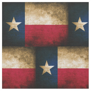 Tecido Bandeira afligida vintage de Texas