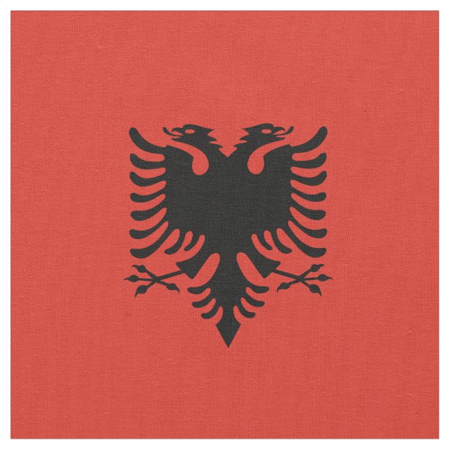 Tecido Bandeira albanesa (Detalhe)