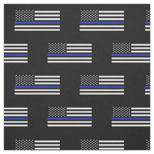Tecido Bandeira americana fina de Blue Line