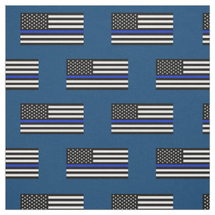 Tecido Bandeira americana fina de Blue Line