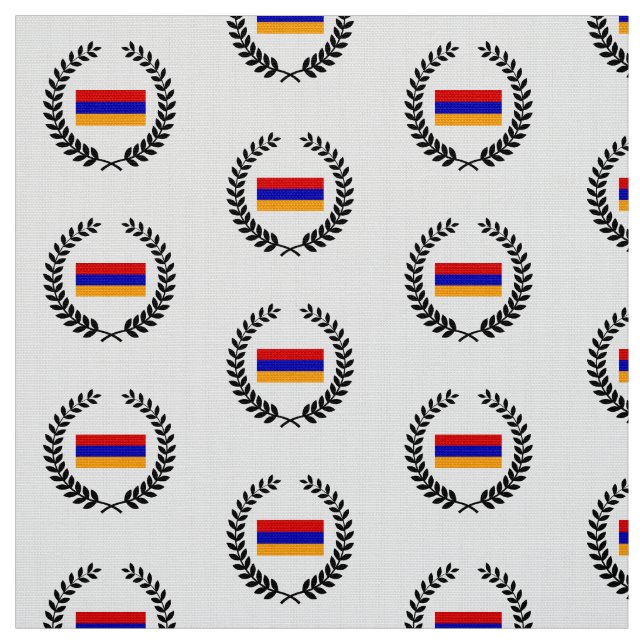 Tecido Bandeira armênia (Modelo)
