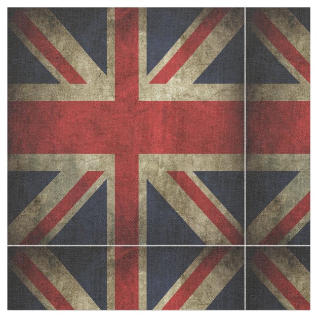 Tecido Bandeira britânica de Union Jack de Inglaterra (Detalhe)