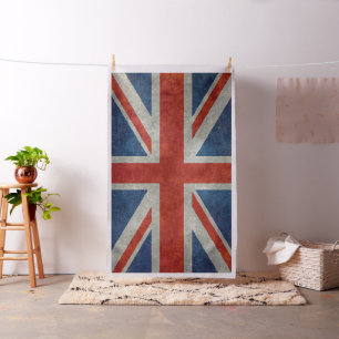 Tecido Bandeira BRITÂNICA de Union Jack em texturas