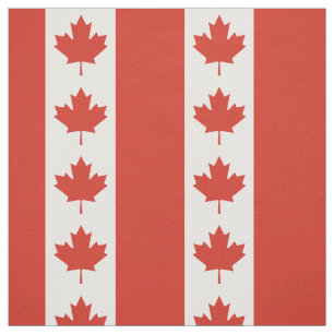 Tecido Bandeira Canadense Patriota