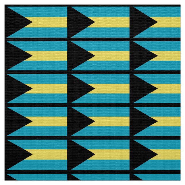 Tecido Bandeira Clássica das Bahamas (Modelo)