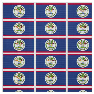 Tecido Bandeira clássica de Belize