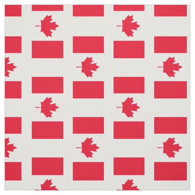 Tecido Bandeira clássica de Canadá (Modelo)