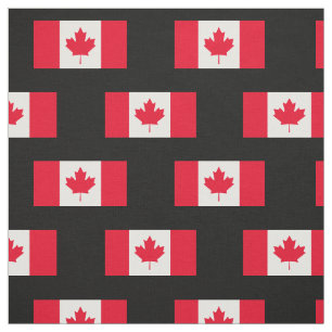Tecido Bandeira clássica de Canadá