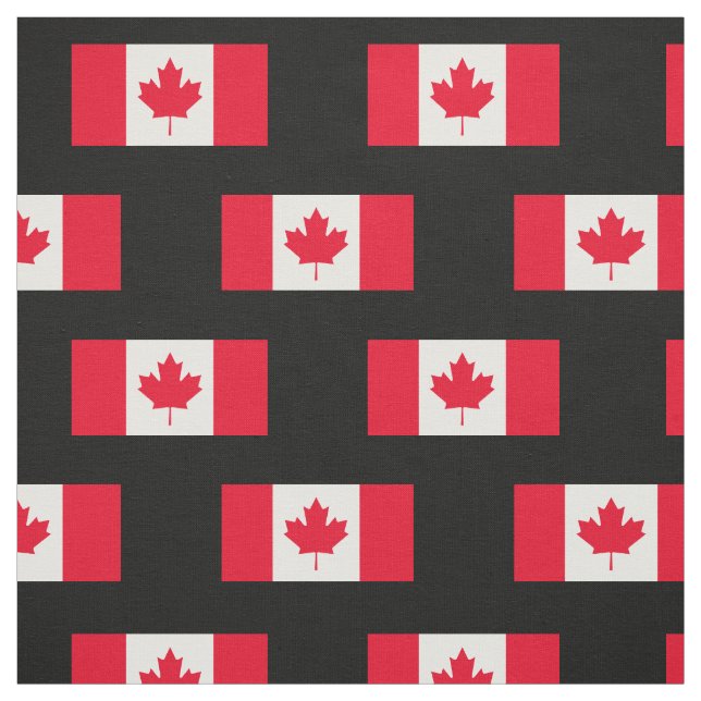 Tecido Bandeira clássica de Canadá (Modelo)