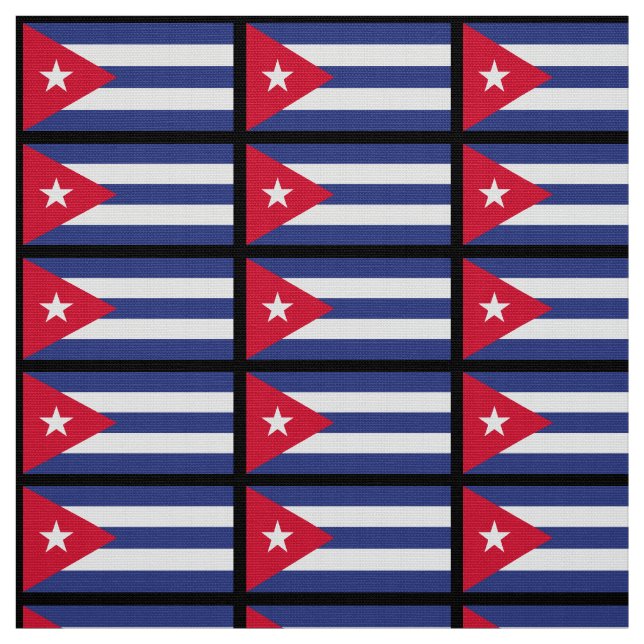 Tecido Bandeira clássica de Cuba (Modelo)