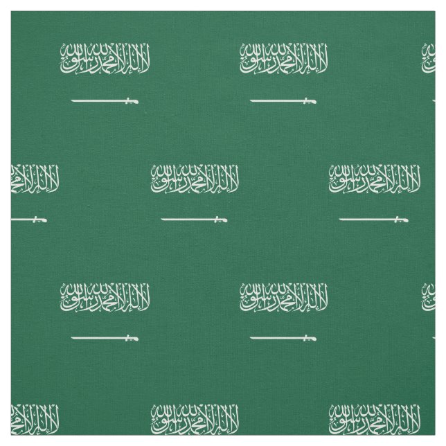 Tecido Bandeira da Arábia Saudita (Modelo)