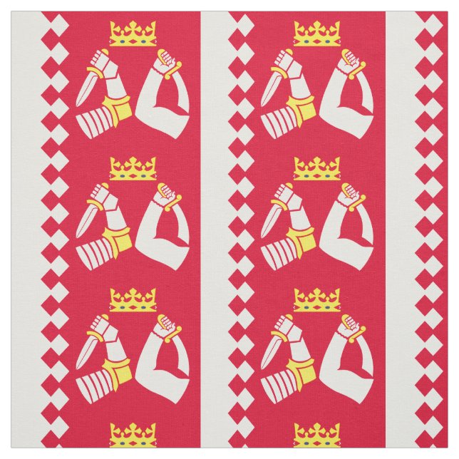 Tecido Bandeira da Carélia do Norte (Modelo)
