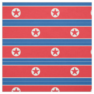 Tecido Bandeira da Coreia do Norte