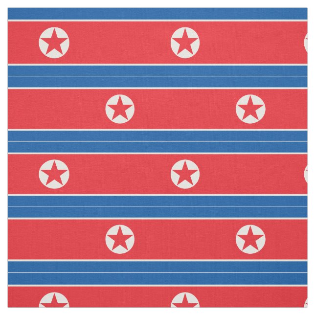 Tecido Bandeira da Coreia do Norte (Modelo)