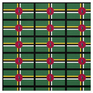 Tecido Bandeira da Domínica