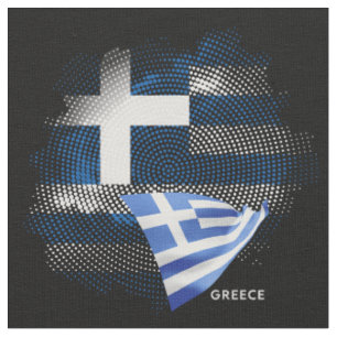 Tecido bandeira da Grécia